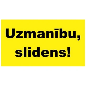 Brīdinājuma uzlīme "Uzmanību slidens!" PRA1807147