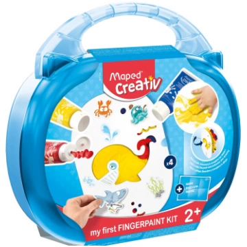Krāsošanas komplekts, pirkstu krāsa Maped Creativ 