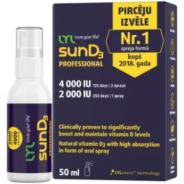 LYLsunD3 PROFESSIONAL 4000 SV sprejs 50 ml