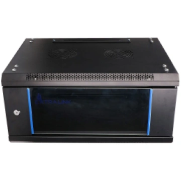Extralink Rackmount cabinet 4U 600x450 Black wall 