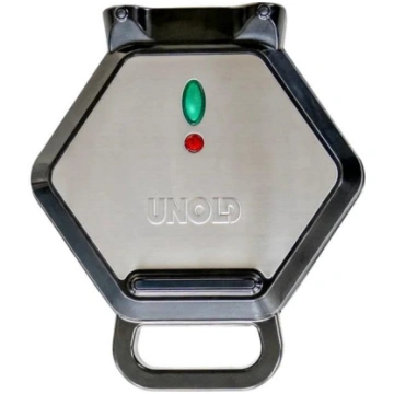 Unold Bubble Waffle Iron Bobby stainless steel/bla