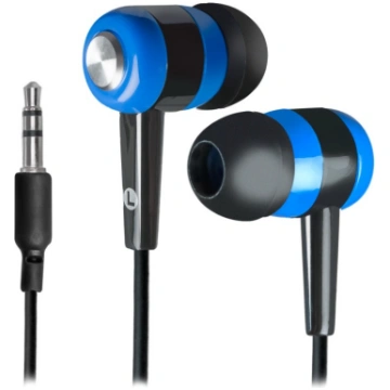 EARPHONES BASIC 616 BLACK-BLUE 63616 (471403363616