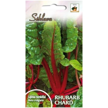 Lapu bietes Rhirbard Chard sėkluva