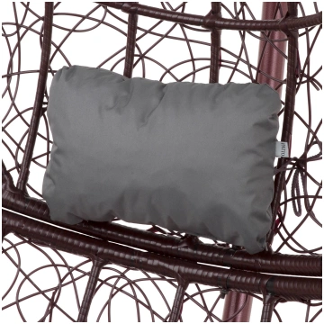 Headrest cushion for hanging chair Gray Water Repe