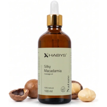 Masāžas eļļa Habys Nature Silky Macadamia 100 ml
