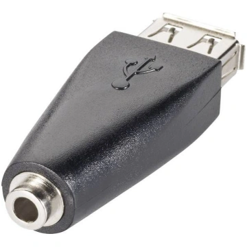 Adapteris Usb Goobay Usb-a - Jack 3.5mm Melns (939