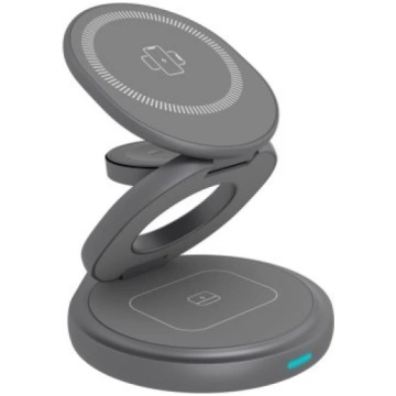 Raidsonic 3 in 1 foldable magnetic charging stand 