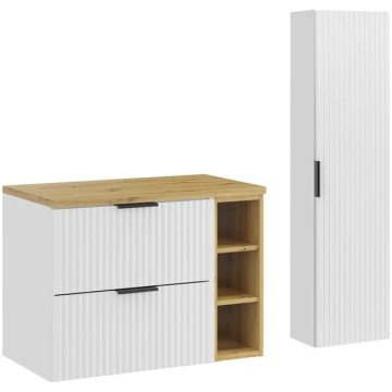 Vannas mēbeļu komplekts COMAD ARTISAN 80 cm, balts
