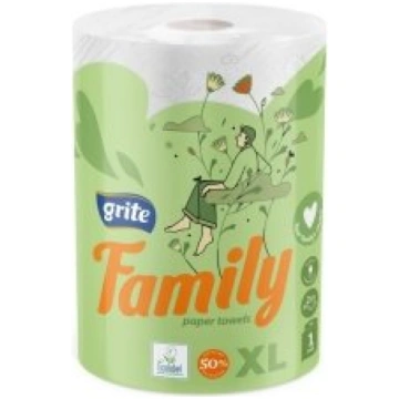 Papīra dvielis Grite Family XXL 2slāņi 1rullis