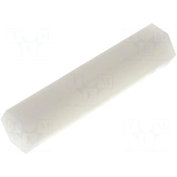 Screwed spacer sleeve | hexagonal | polyamide | M3