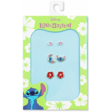 DISNEY Lilo & Stiča auskaru komplekts, 3 gab. PEER