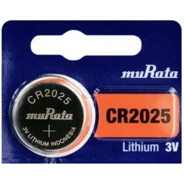 CR2025 baterijas 3V Murata litija CR2025 iepakojum