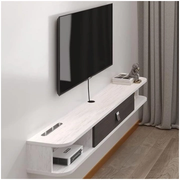 Wooden Floating TV Shelf, TV Shelf, Wall Shelf, Fl