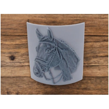 Clay Pottery Stamp featuring Up-Close Horse Textur