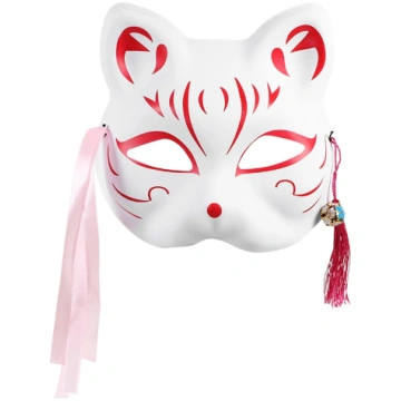 Amosfun Kabuki Kitsune – Anime stila plastmasas ka