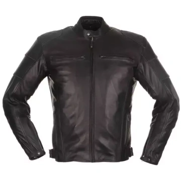 Giubbotto in pelle moto con protezioni Modeka Jack