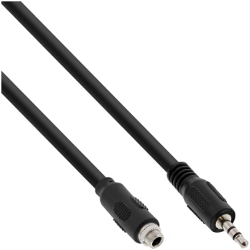 Kabel InLine Jack 3.5mm - Jack 3.5mm 0.6m czarny (