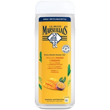 Organiskais Mango un Marakuju Dusas Gels, 400ml Le