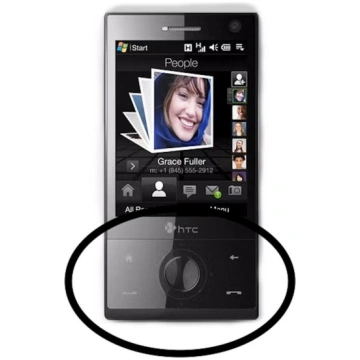 HTC Touch Diamond Front Panel Buttons Original Bla