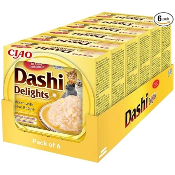 INABA Dashi Delights mitrā kaķu barība, 100 % dabī