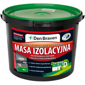 Bitumena masa DEN BIT -D 5kg DEN BRAVEN