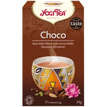 YOGI TEA Šokolādes tēja maisiņos, 15 gab