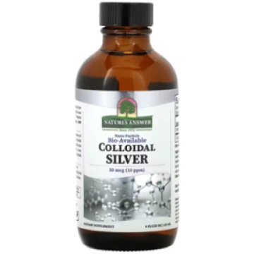 Colloidal Silver 50 mcg (10 ppm) Nature"s Answer 1