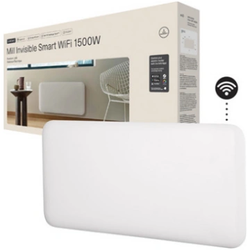 Mill Invisible Smart WiFi Heater | PA1500WIFI4 | P
