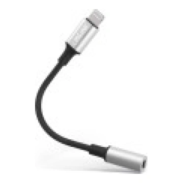 InLine Lightning USB adapteris — sudraba ligzda (3