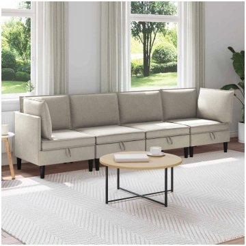 Viesistabas mēbeļu komplekts 4 pcs harmonija audum