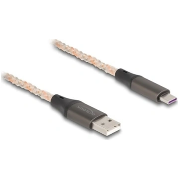 Delock USB 2.0 Cable Type-A to USB Type-C™ with RG