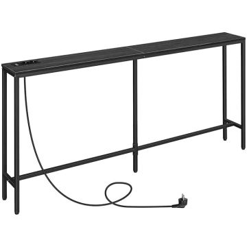 Console Table with Charging Station, 180 cm Narrow