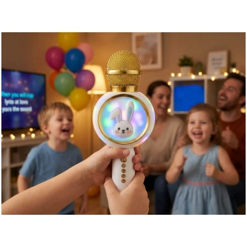 Bezvadu karaoke mikrofons bērniem ar Bluetooth ska