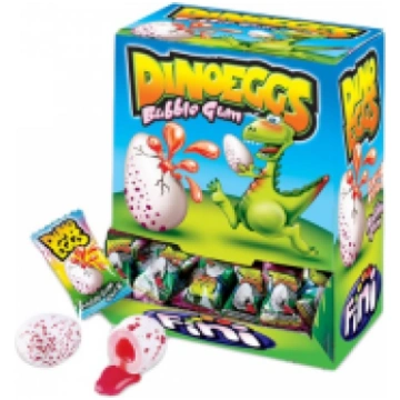 FINI Dino Eggs Bubble Gum košļājamā gumija Spānija
