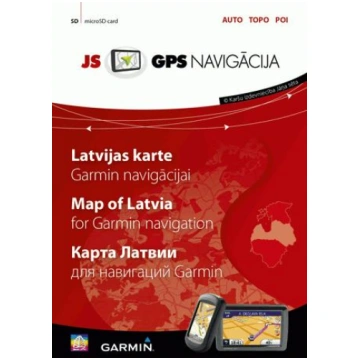 Latvijas karte Garmin navigācijai Other maps