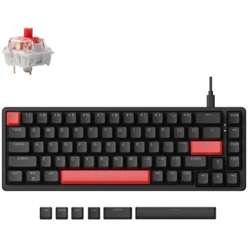 Lemokey X6, Red backlight, Keychron Red Switch, Bl