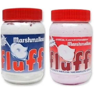 Marshmallow Fluff vaniļas un zemeņu maršmelou krēm