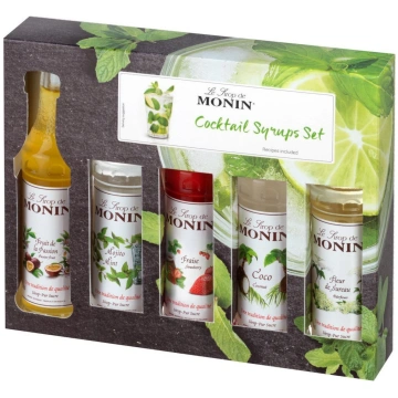 Monin Sīrupu komplekts kokteiļiem (5×50ml)