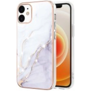 IMD Electroplating Marble Pattern TPU Phone Shell 