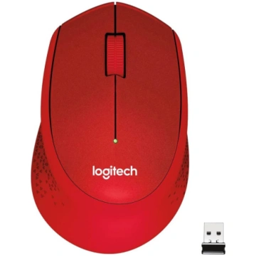 MOUSE USB OPTICAL WRL M330/SILENT RED 910-004911 L