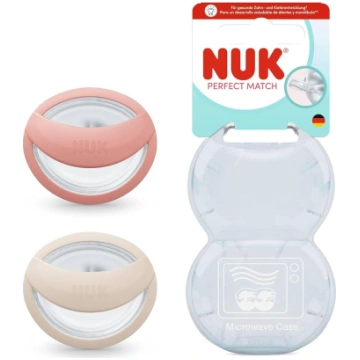 NUK 10175339 Perfect Match Māneklis SI1 BEIGE/RED 