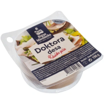 Vārīta Doktora desa RM 190g Rigas Miesnieks
