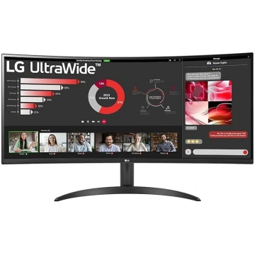 LG UltraWide 21:9 izliektais QHD monitors 34WR50QC
