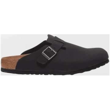 BIRKENSTOCK Boston Leoi Black sandales