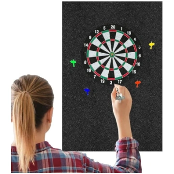Sienu aizsardzība dartu mērķiem – filca sienu flīz