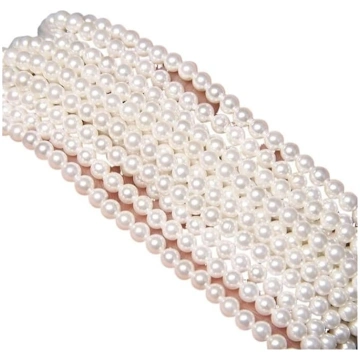 Perlengirlande 2-12mm Weiße Imitation Perle Perle