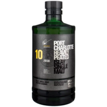 viskijs PORT CHARLOTTE Scottish Barley Peated Isla