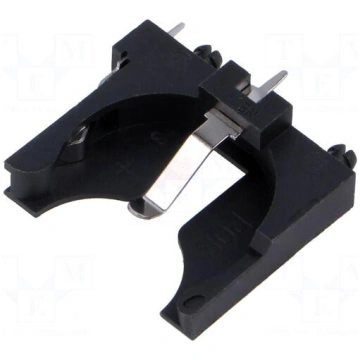 Socket | CR2450 | Batt.no: 1 | PCB,vertical,THM | 