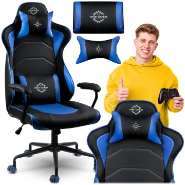 Ergonomisks gaming krēsls Sofotel Yasuo, zils - 25