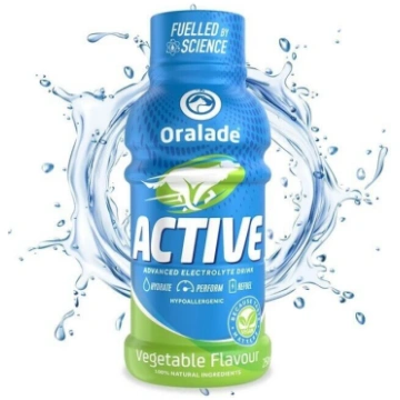 ORALADE ACTIVE 250ML AR DĀRZEŅU GARŠU MACAHL ANIMA
